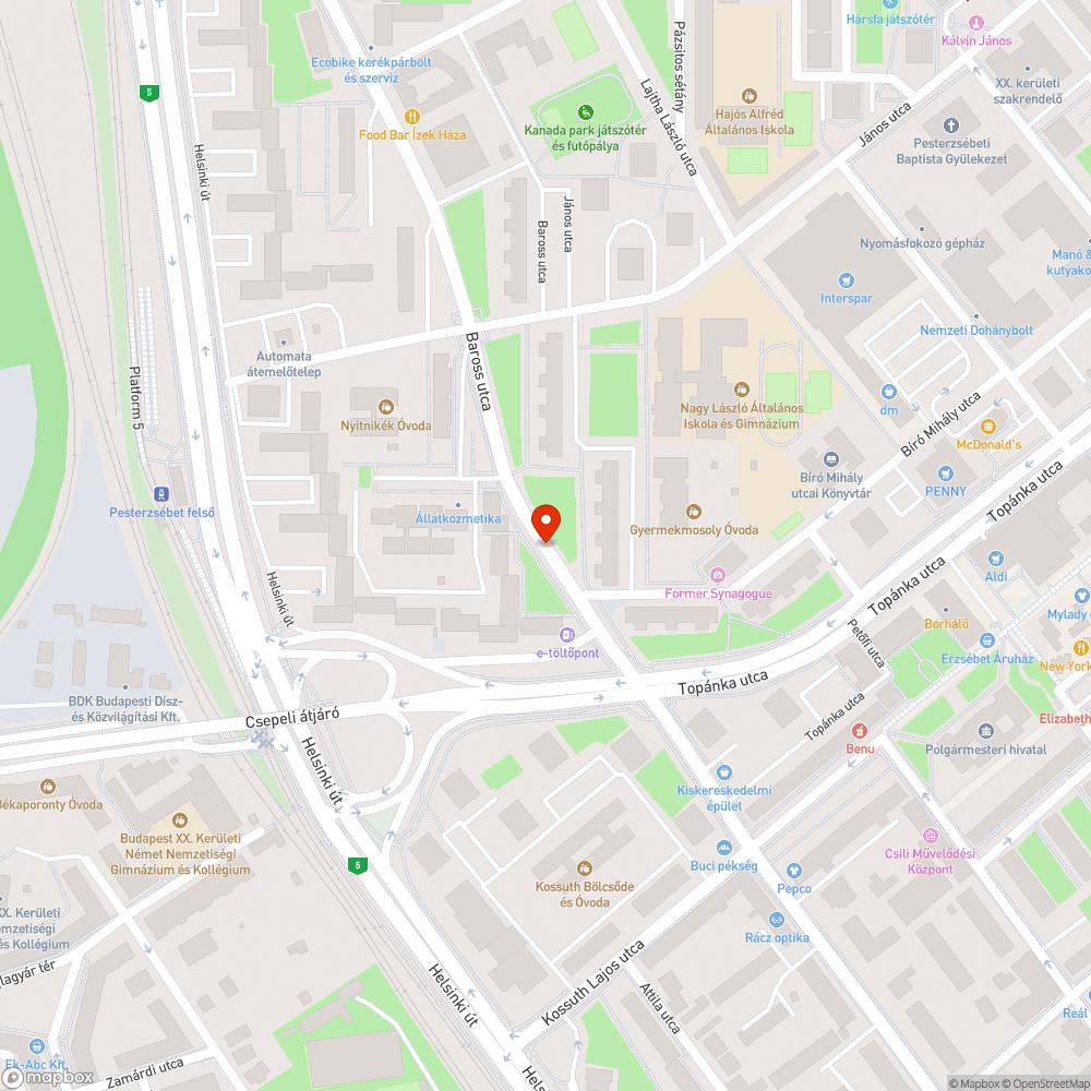 Eldugult víznyelő bejelentés helye