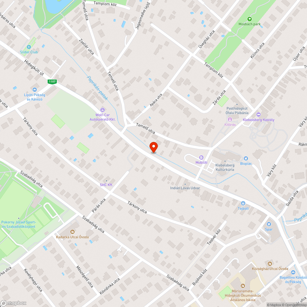 Veszélyesen szűk járda bejelentés helye