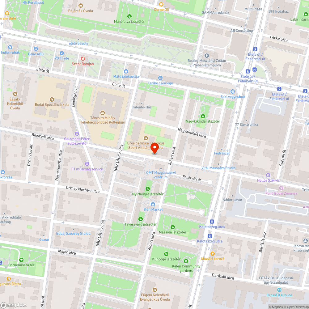 Feltúrás az iskola bejárata mellett bejelentés helye