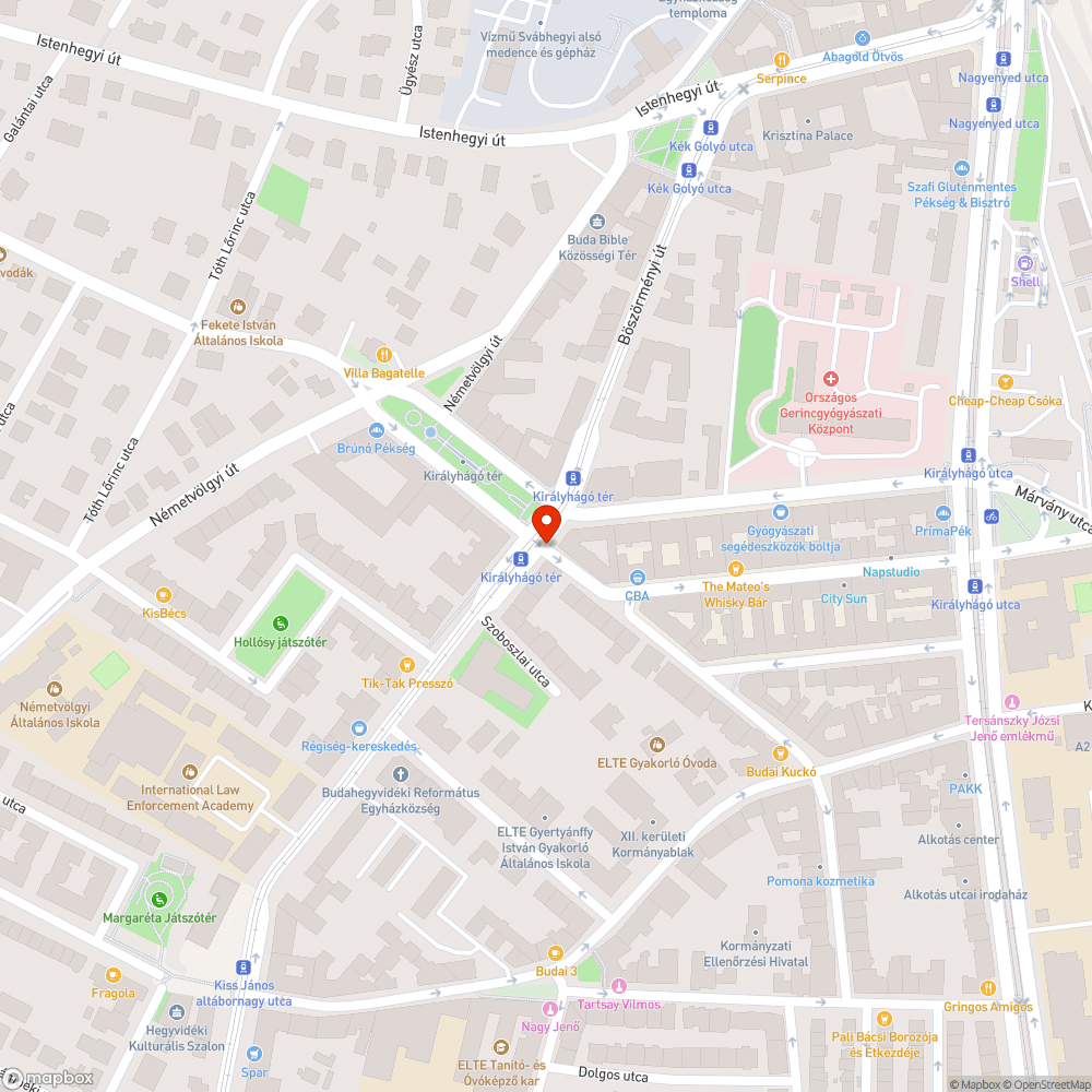 Nagyra nőtt kátyú bejelentés helye