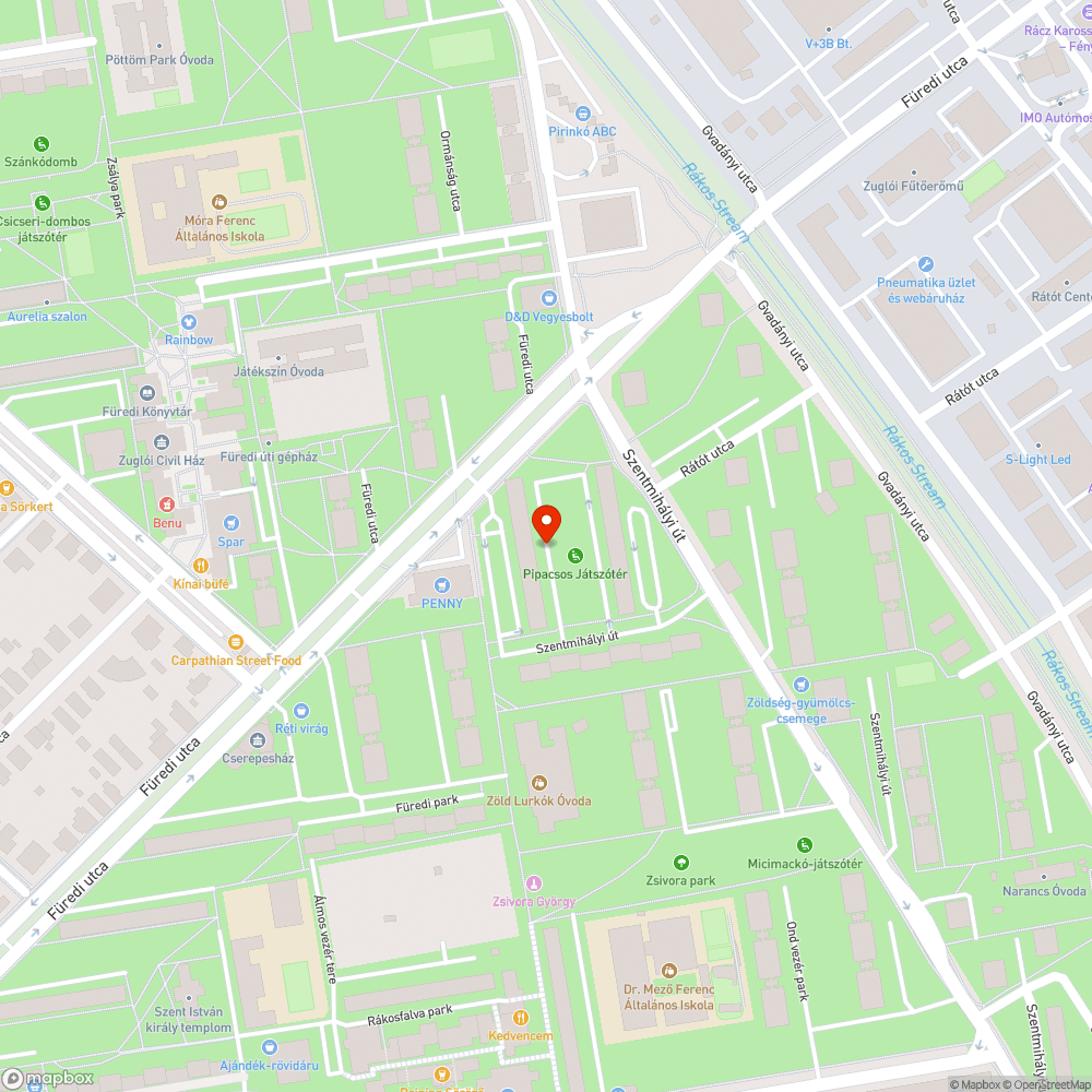 Elhagyott autó bejelentés helye