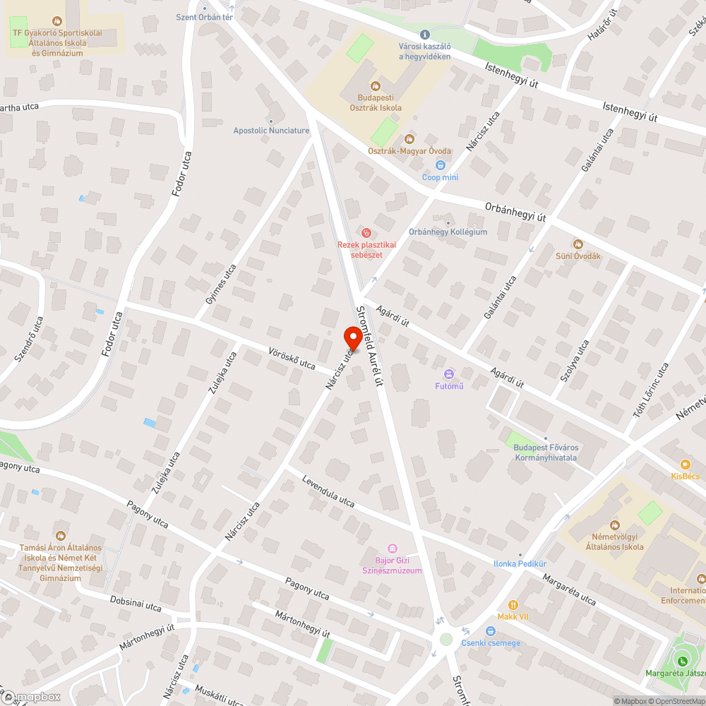 Szemét bejelentés helye