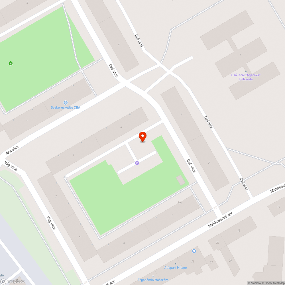 Roncs autó közterületi parkolóban bejelentés helye