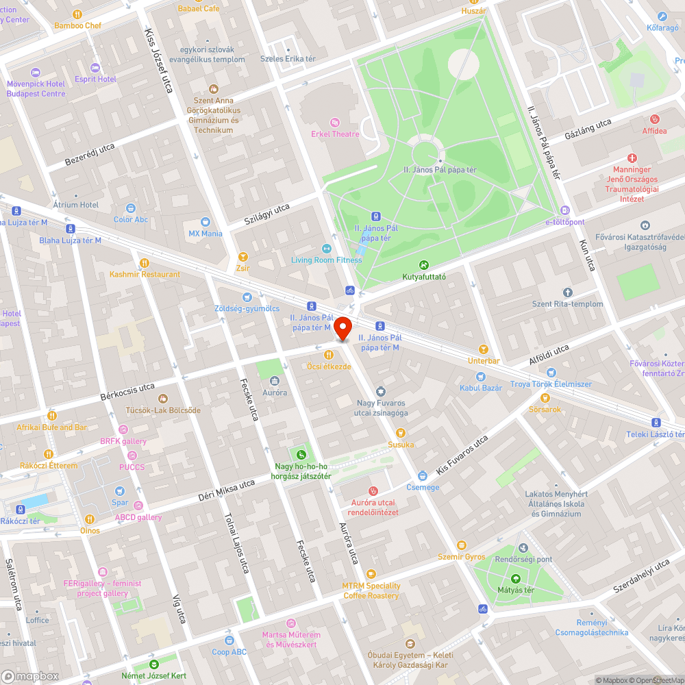 Hiányos útburkolati jel bejelentés helye