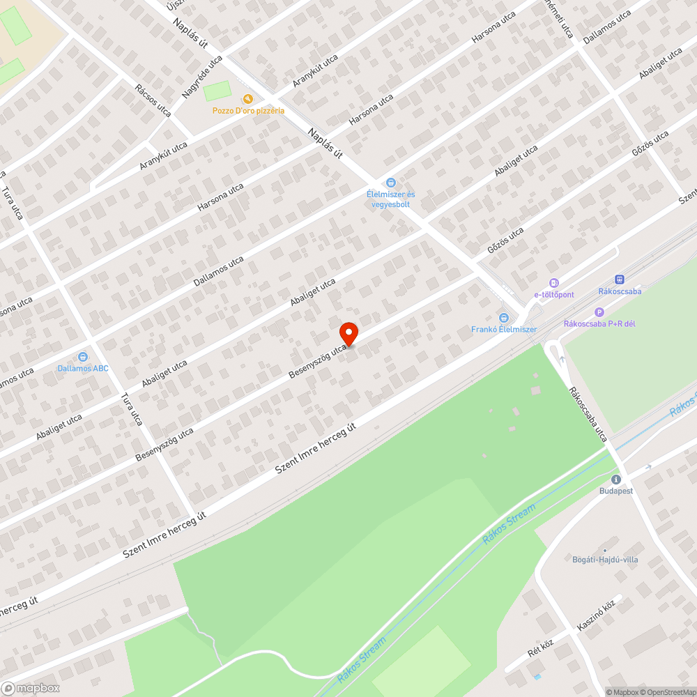 Kiszáradt faág bejelentés helye