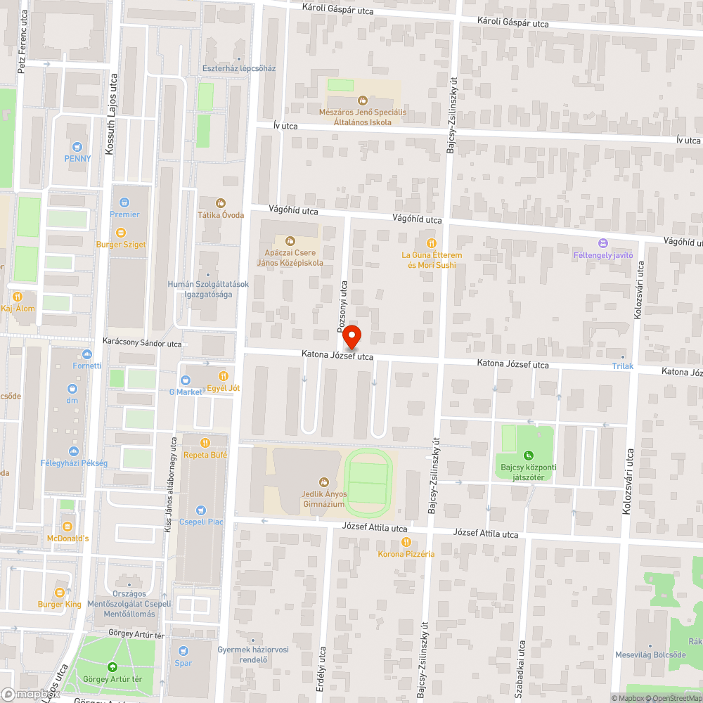 Elszáradt fa. bejelentés helye