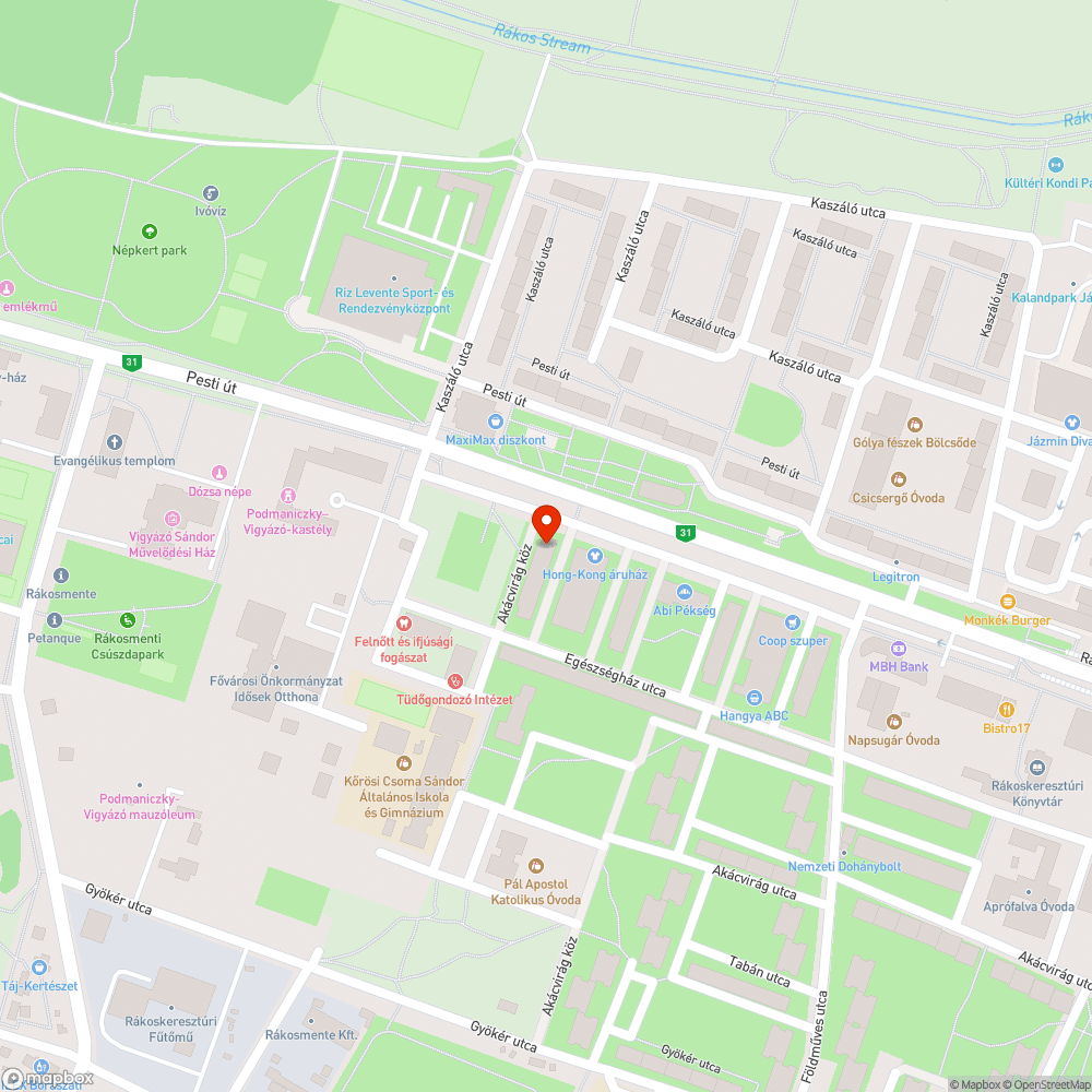 Műszaki vizsgával nem rendelkező, elhagyott jármű bejelentés helye