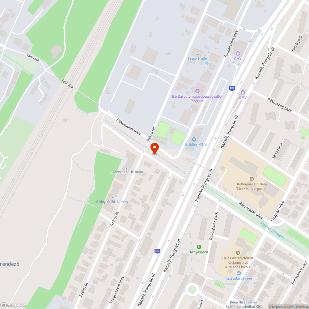 Utcára kidobott kanapé bejelentés helye