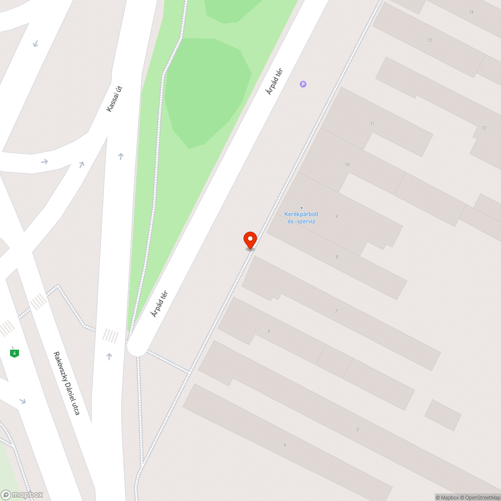 Hibás lámpafej bejelentés helye