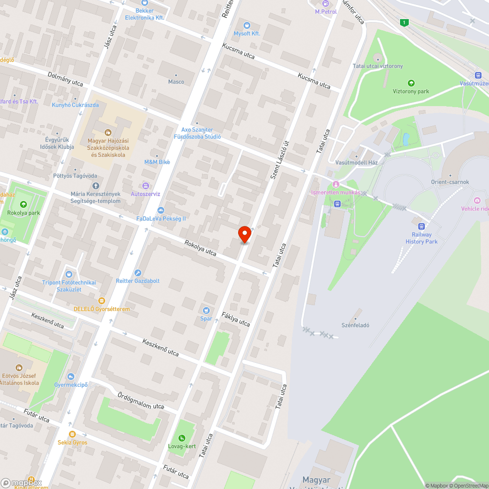 Évek óta üres fa hely bejelentés helye