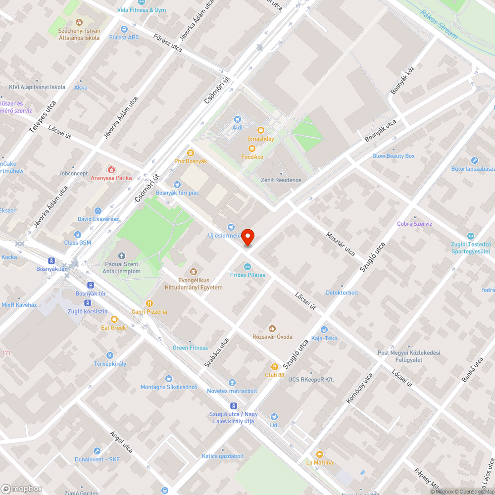 Kevés kerékpárparkoló a Bosnyák piacnál bejelentés helye