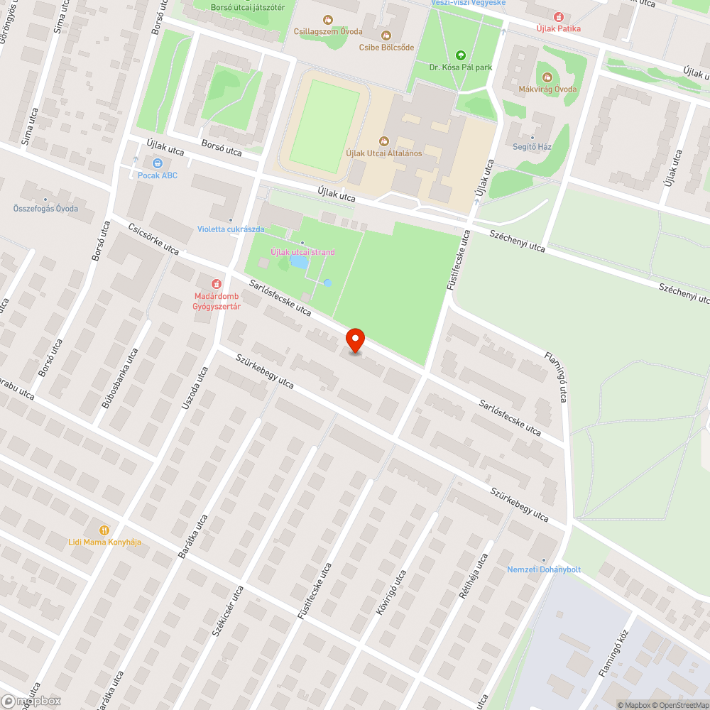 Beteg fa bejelentés helye