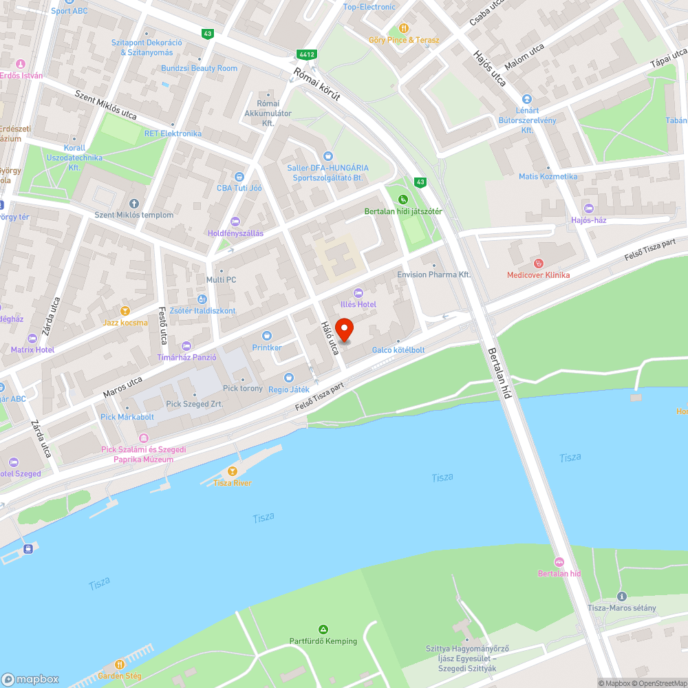 Elhanyagolt növényzet miatt nehezen belátható kereszteződés bejelentés helye