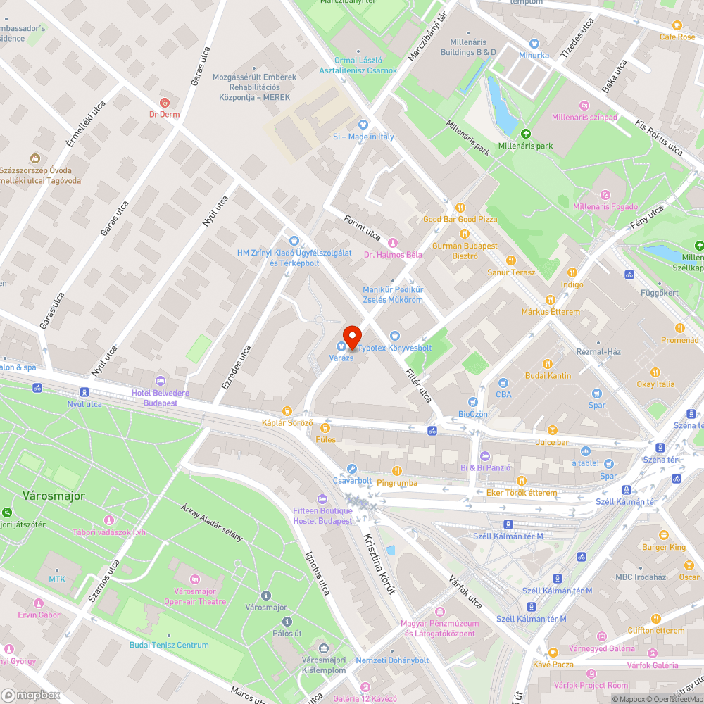 Kiszáradt fák bejelentés helye