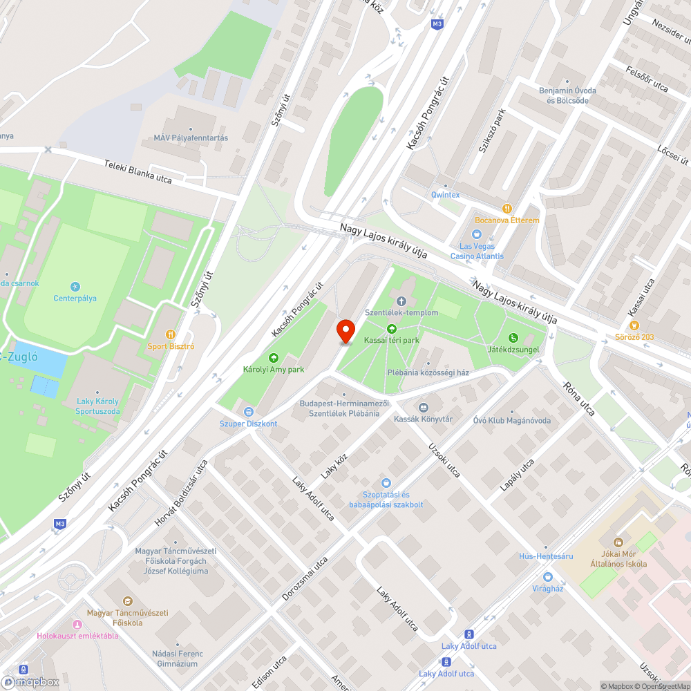 Megrongált áramszekrény bejelentés helye