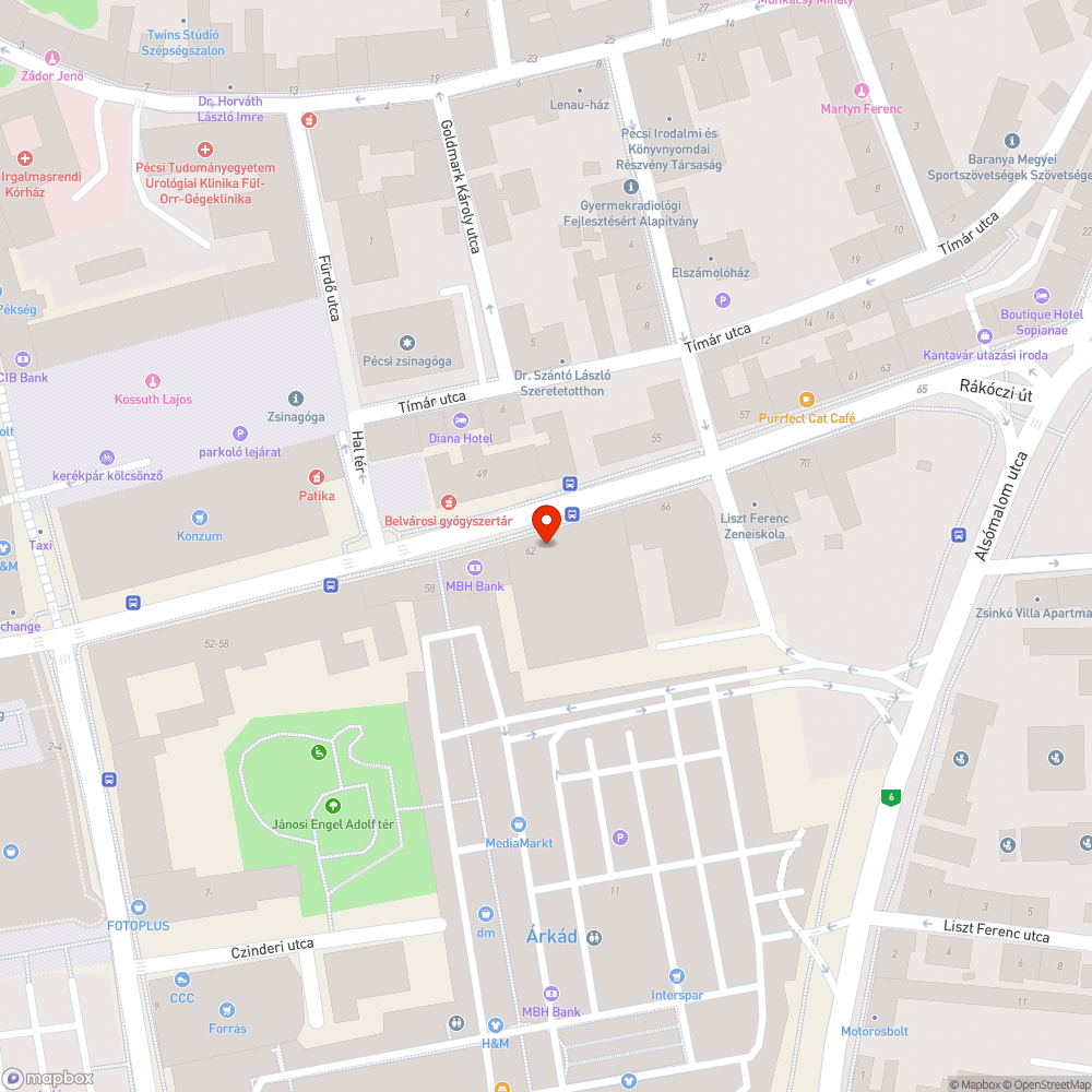 Mélyedések a fedlapon bejelentés helye