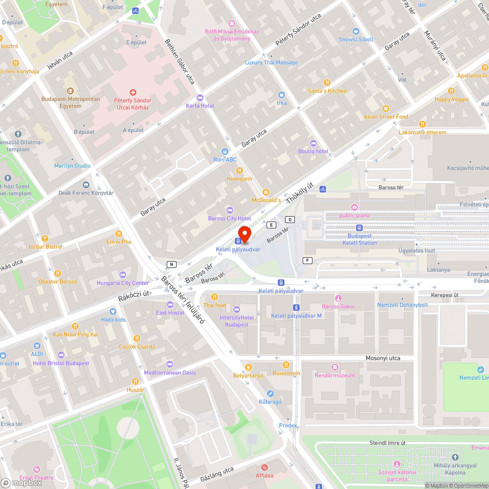 Kidőlni akaró kuka bejelentés helye