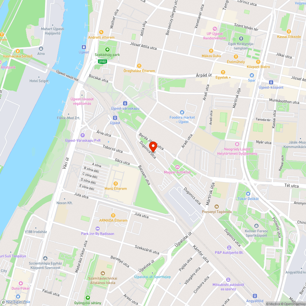 Elhagyott autók bejelentés helye