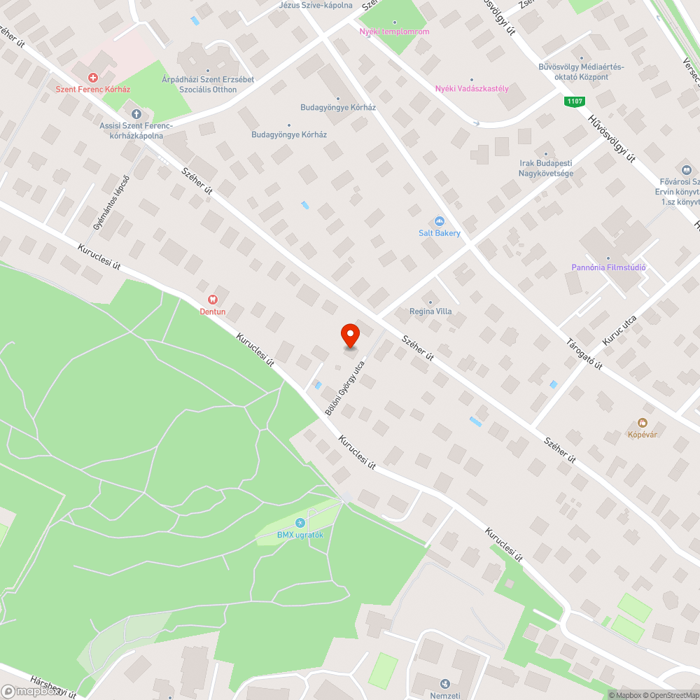 Betontömb és zöldhulladék bejelentés helye