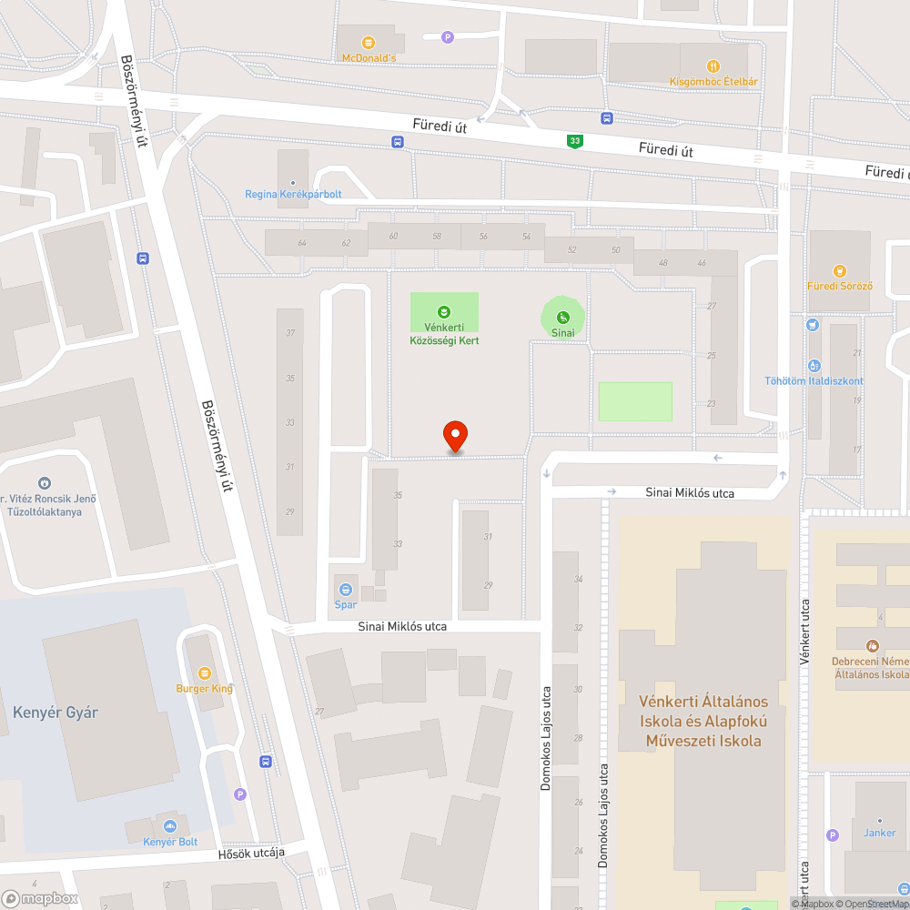 Hibás lámpafej bejelentés helye