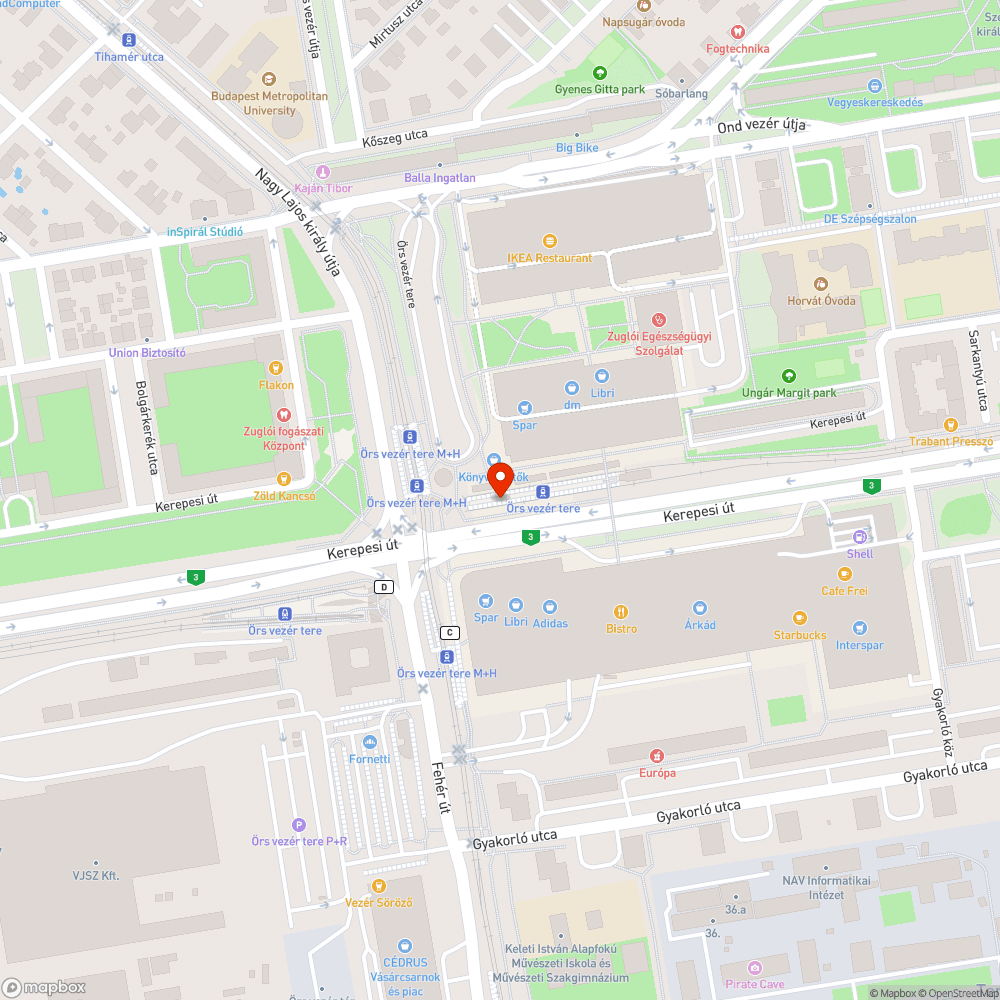 Szemetes HÉV-ek bejelentés helye