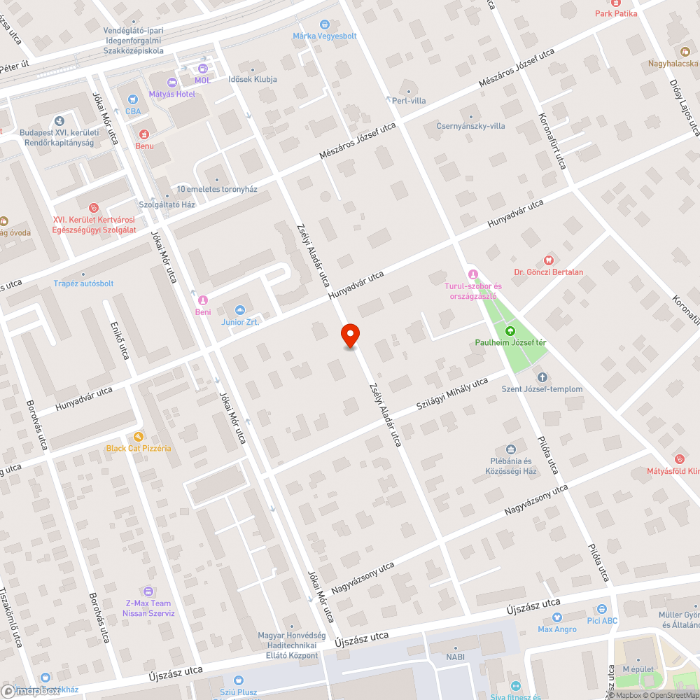 Kiszáradt platán bejelentés helye