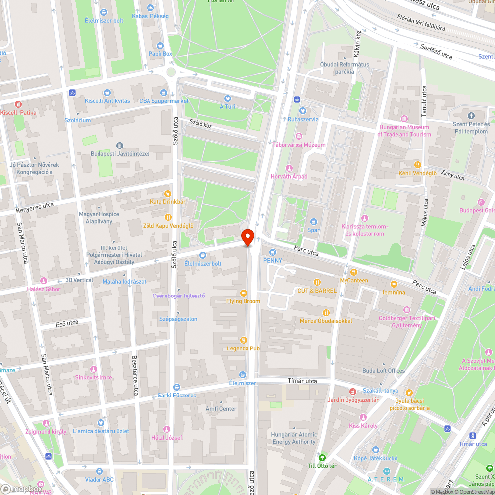 Túl alacsonyan levő közlekedési tábla bejelentés helye