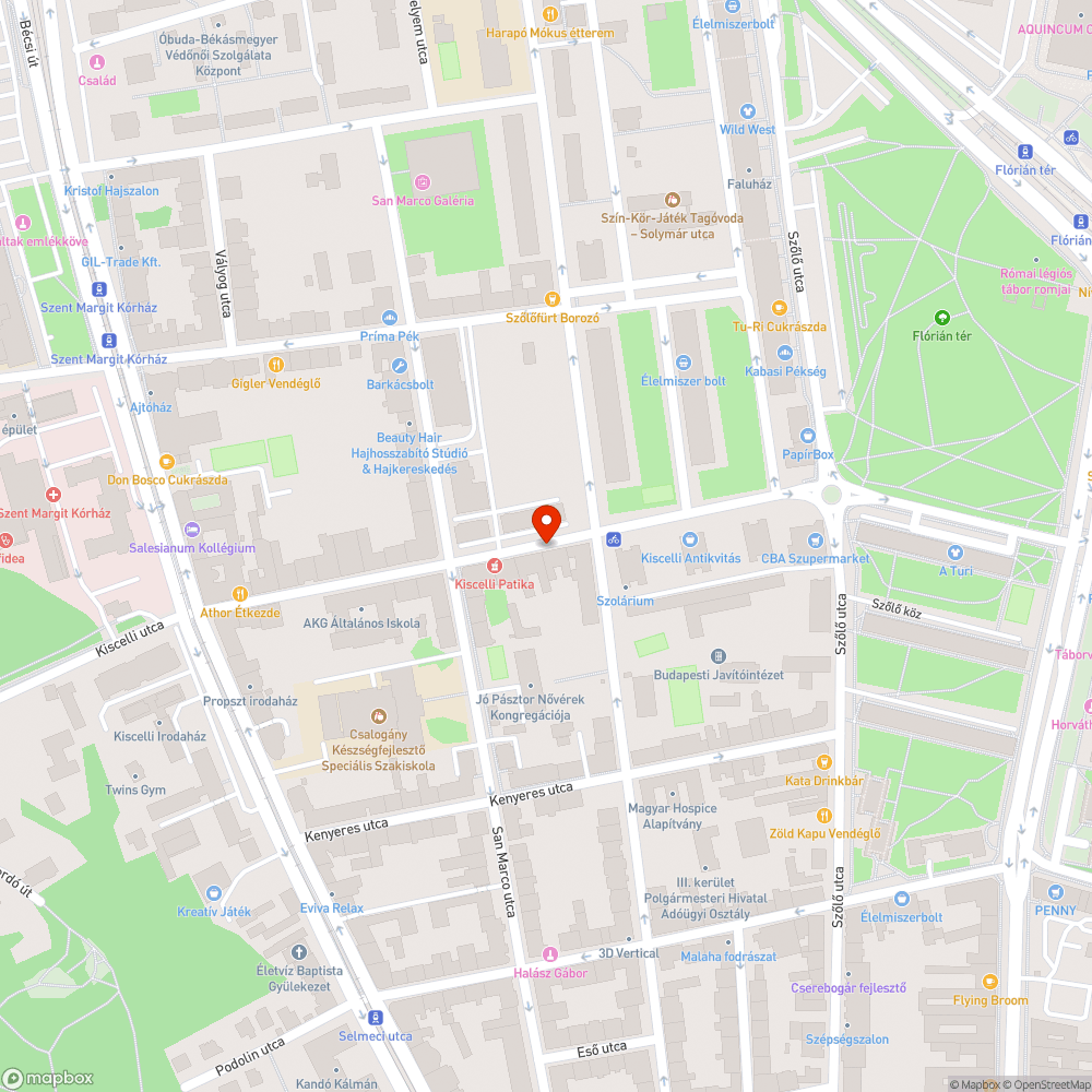 Alacsonyan, útban levő közlekedési tábla bejelentés helye