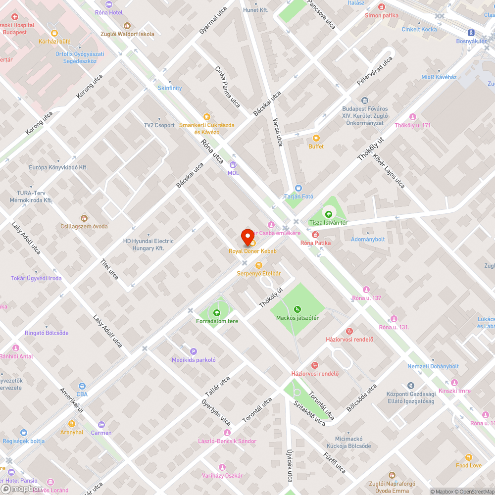 Lekopott útfestés, nem látható tábla bejelentés helye