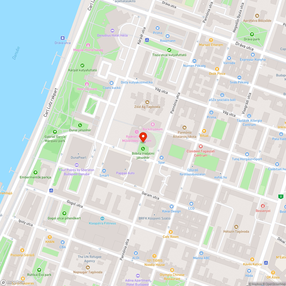 Balesetveszélyes mászóka bejelentés helye