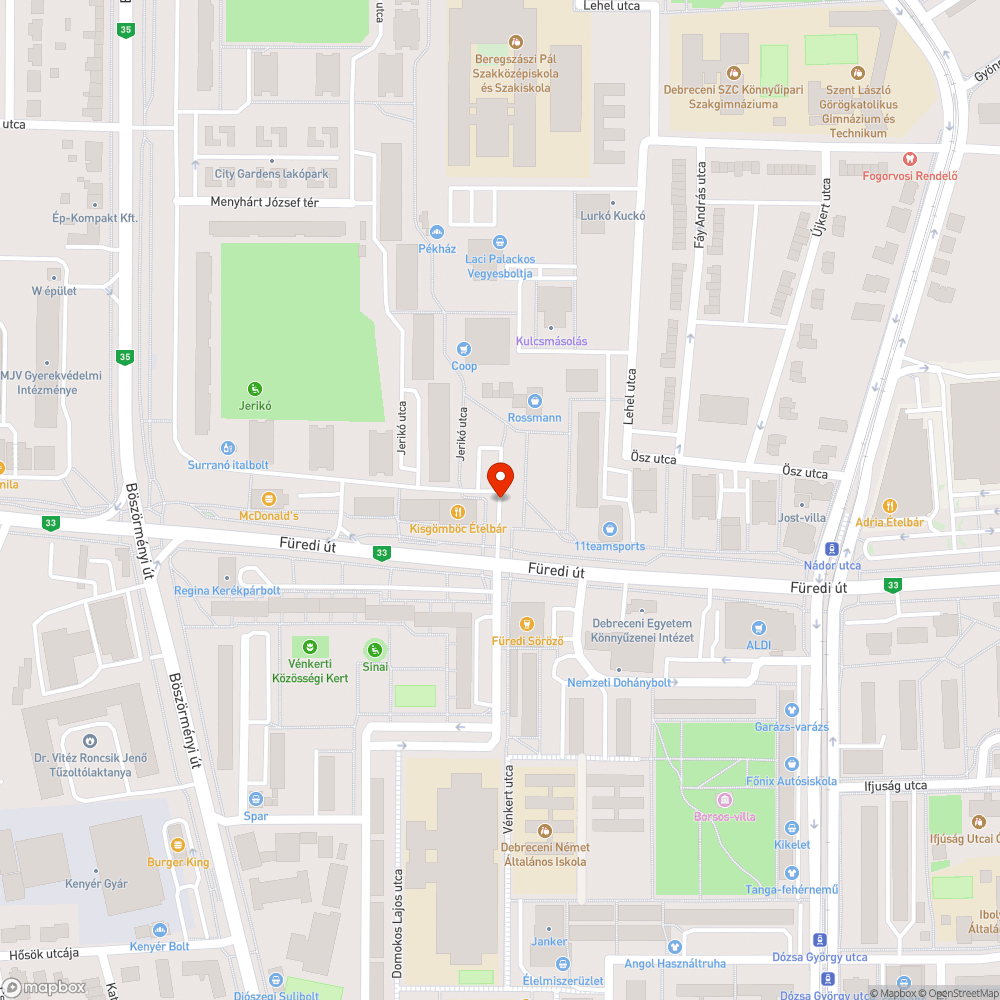 Hibás lámpafejek bejelentés helye