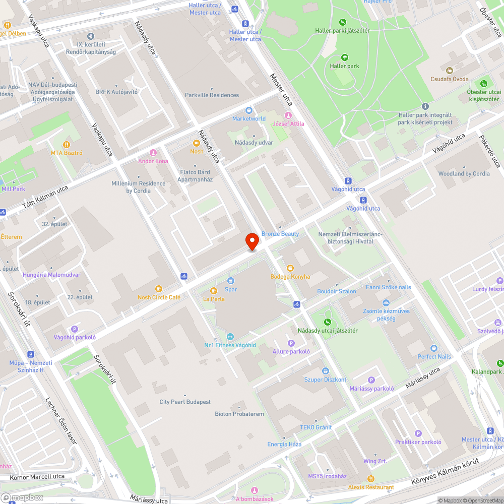 Forgalomcsillapítás a Vágóhíd utcában bejelentés helye