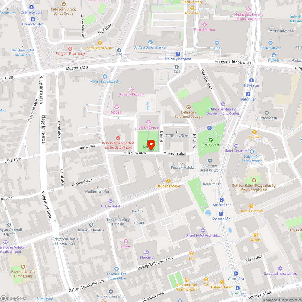 Hibás növényzet megvilágító lámpatest bejelentés helye