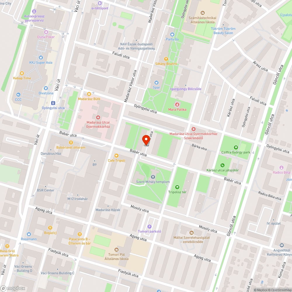 Kiszáradt facsemete bejelentés helye