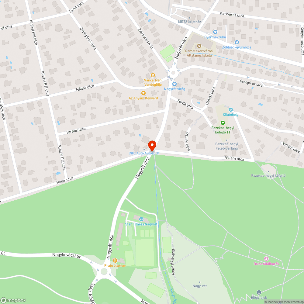 Autóra dölt fa bejelentés helye