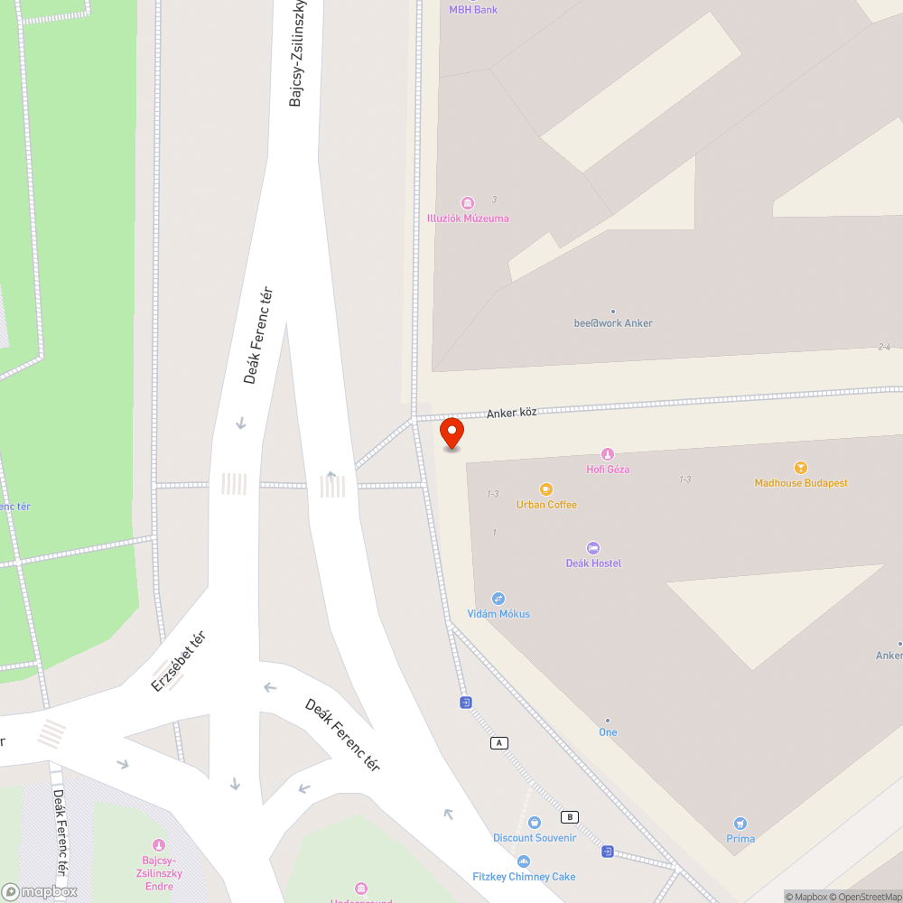 Valamiből kivéve bejelentés helye