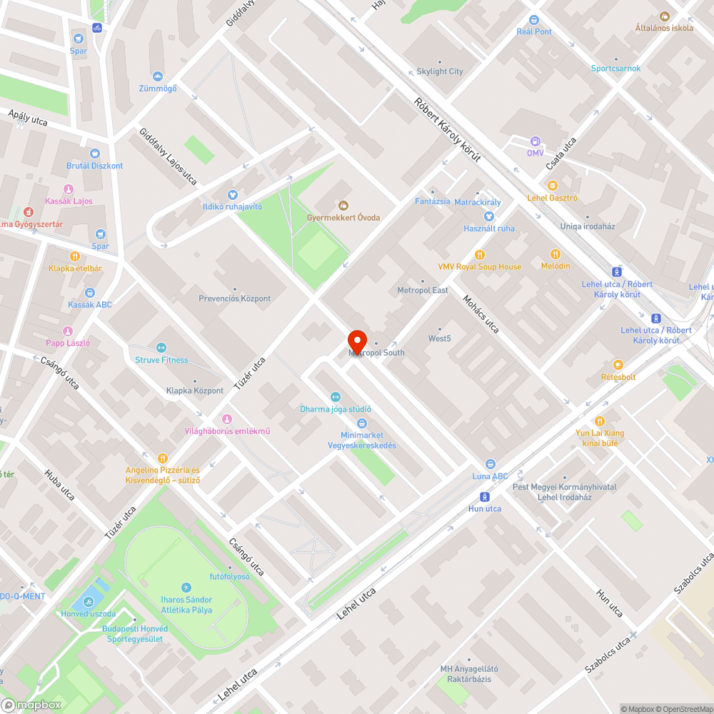 szemetes utca bejelentés helye