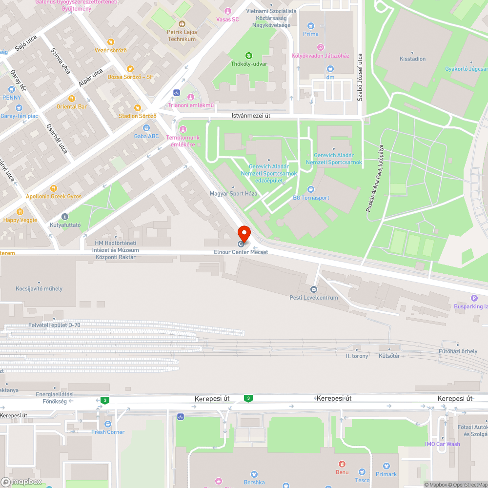 Kidöntött tábla bejelentés helye