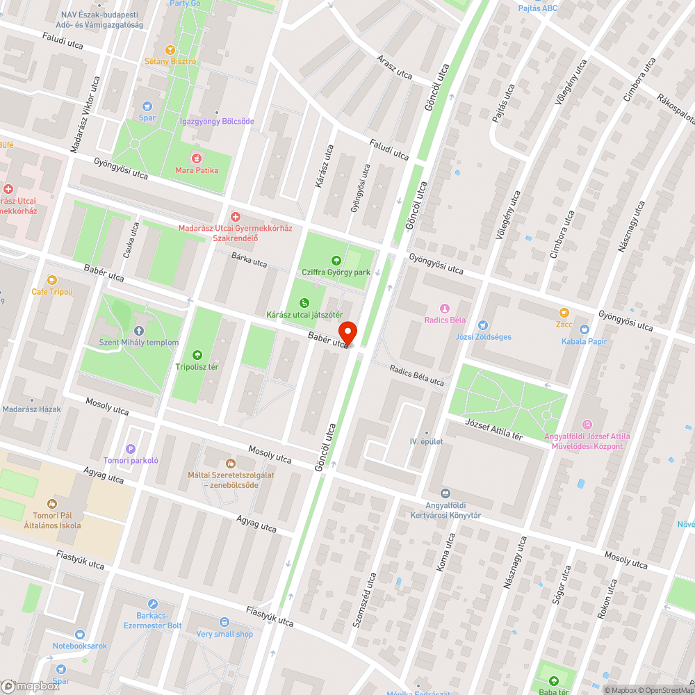 Hiányzó tábla bejelentés helye