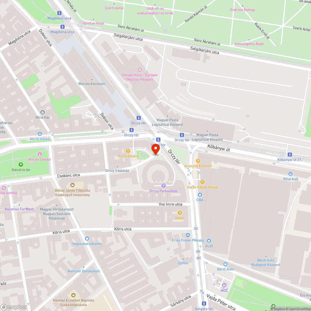 Leesett utcai szemetes bejelentés helye