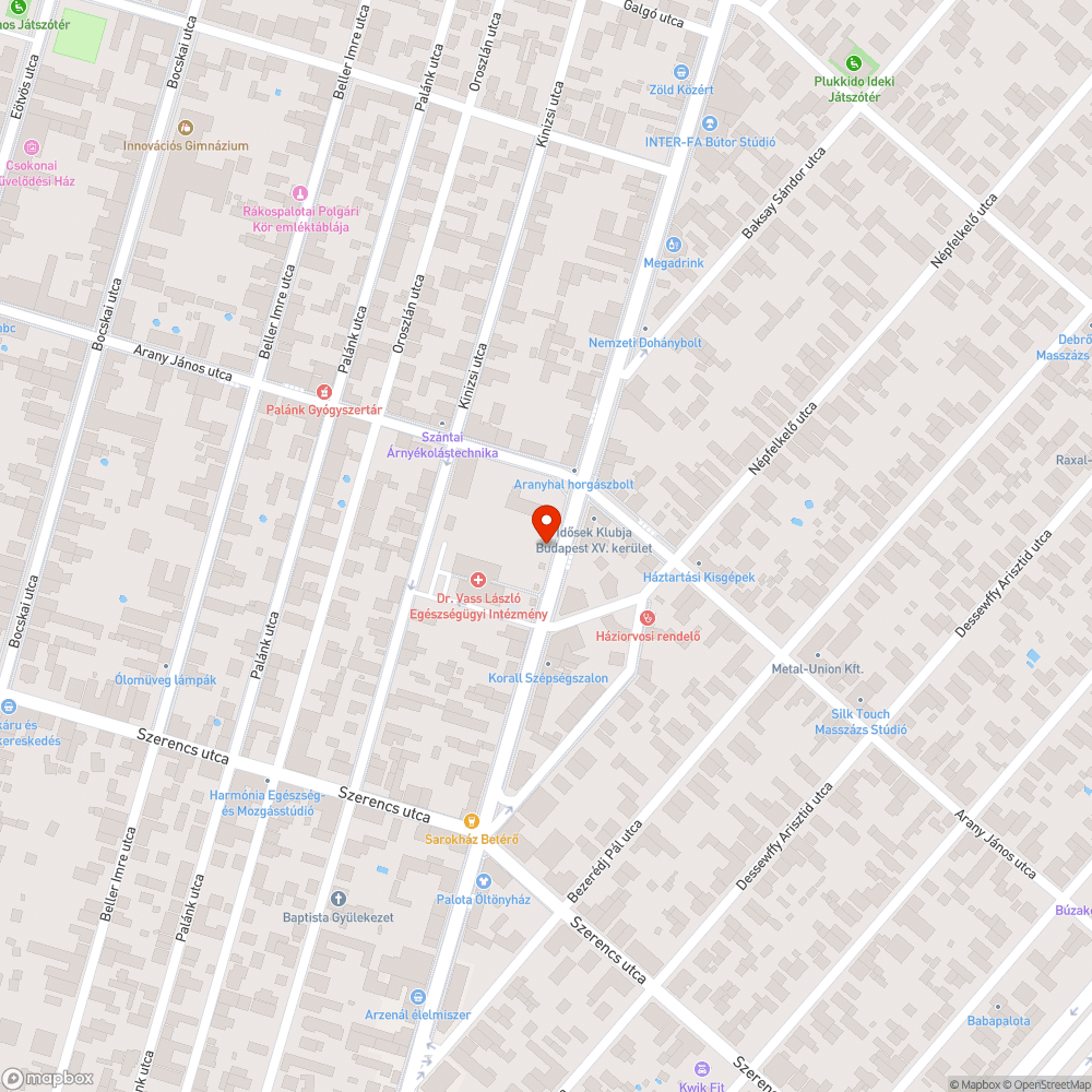 Hullámos járda bejelentés helye