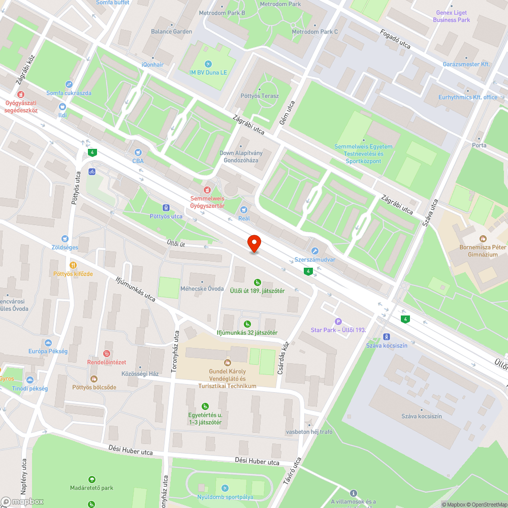 Lejárt műszakis elhagyott jármű bejelentés helye