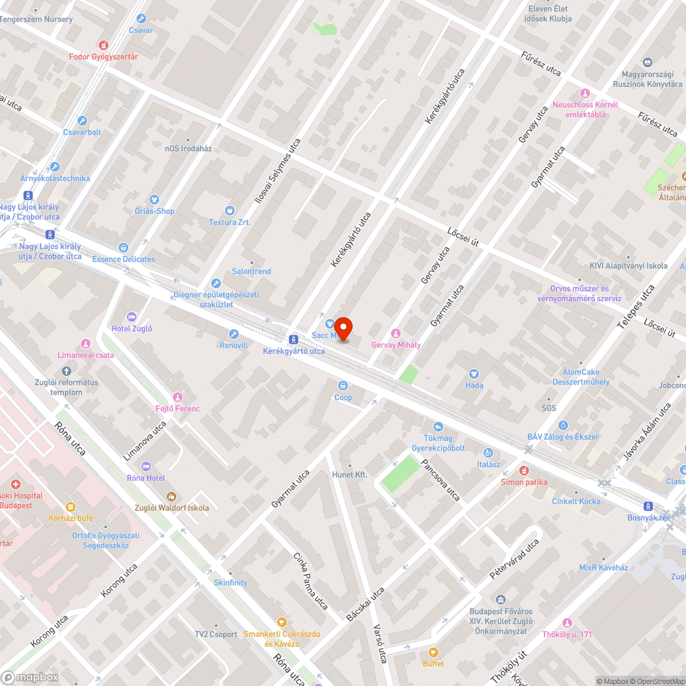 Kiszáradt fa bejelentés helye