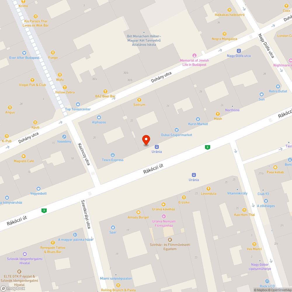 Kátyús járda bejelentés helye