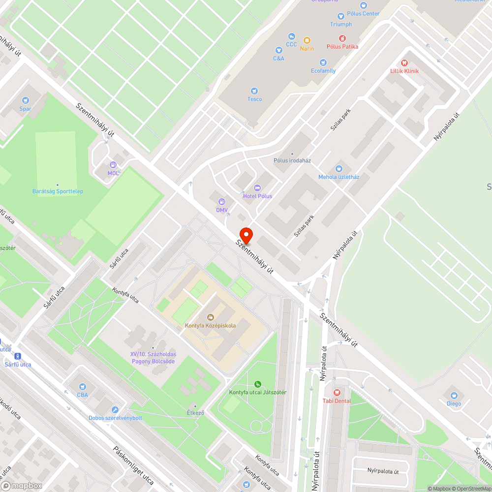 Tisztítást igénylő tábla bejelentés helye