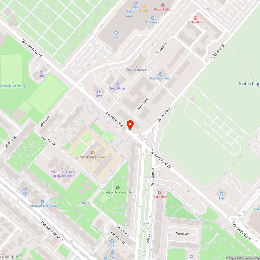 Kifakult főútvonal-tábla bejelentés helye