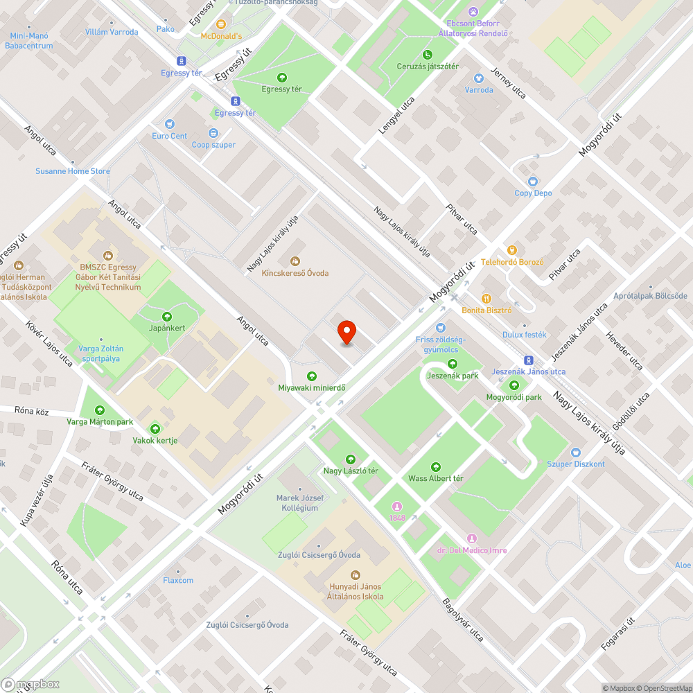 Levágott fű bejelentés helye