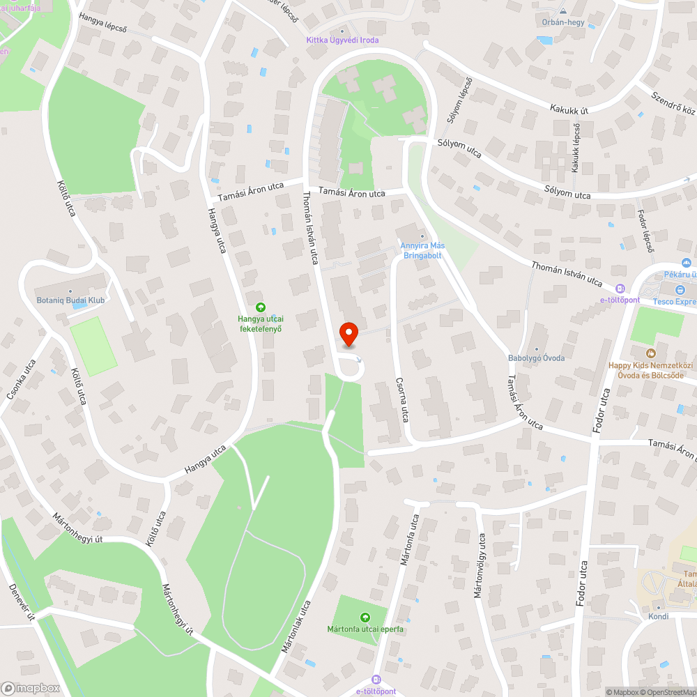 Gödör bejelentés helye