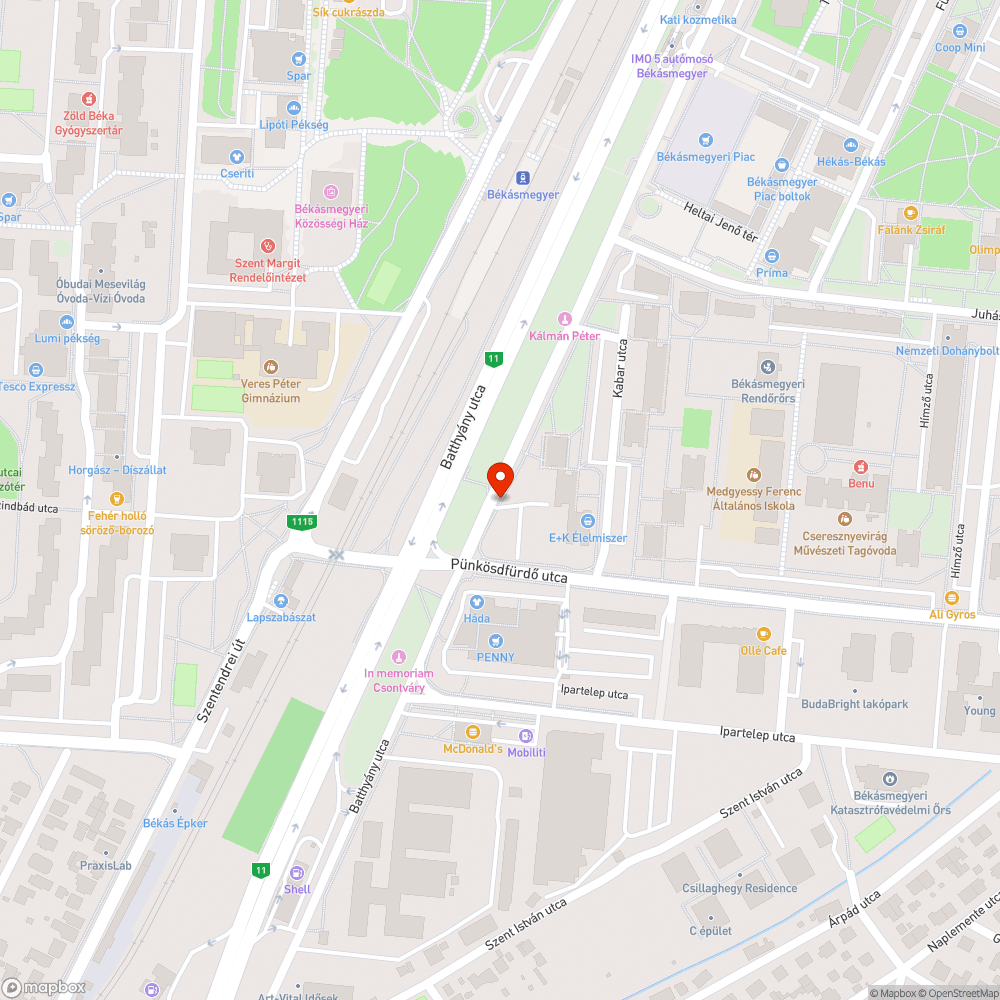 Kidőlt poller bejelentés helye