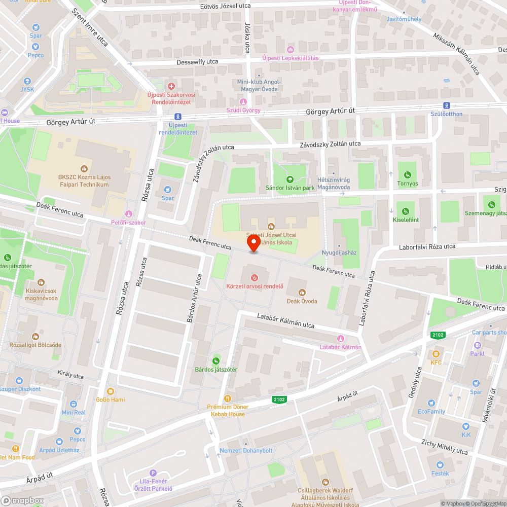 Ültetett fák támaszok hiánya bejelentés helye